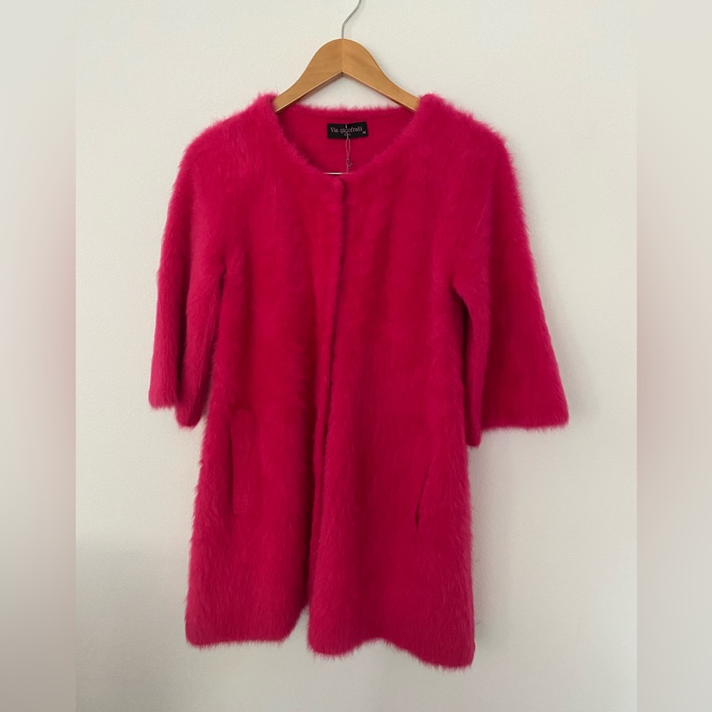 Brand New Via Gigofrati faux fur coat